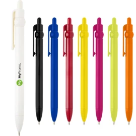 Penna a sfera | Plastica riciclata | Inchiostro nero | Con fidget | Colori vivaci