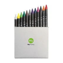 12 crayon set | Recyclable box | Cheap