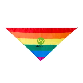 Bandana arcobaleno | Poliestere | Cuciture rinforzate sui lati