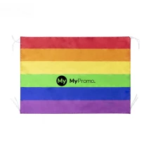 Drapeau arc-en-ciel | Polyester | Sangles de fixation