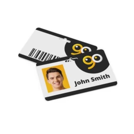 Company badge | Plastic | 5.4 x 8.5 cm | Made in the Netherlands | Full-color all-over print