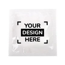 Préservatif | Foil | 50 x 50 mm | Pochette personnalisable