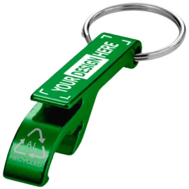 Bottle opener | Recycled aluminium | With keychain