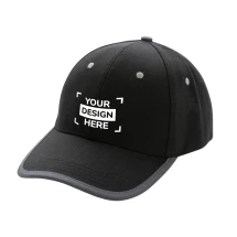 Casquette contrastée à 6 panneaux | Coton recyclé 280gr/m² | Traceur physique inclus | Durable