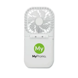 Ventilateur de bureau | ABS | 16x8x1,5 cm | Incluant une batterie externe & tour de cou ajustable