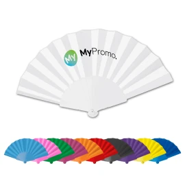Hand fan | Polyester | 43x23 cm