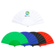 Hand fan | rPET | 43x23cm | Wide range of colours