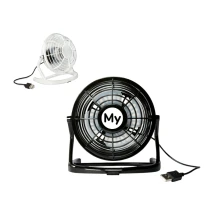 Usb ventilator | ABS | 14,5x14,5x9,5 cm | Gemakkelijk transport