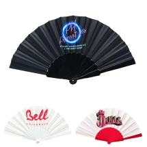 Fan | Plastic | Large logo | 23x42cm when opened