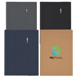 Padfolio | Recycled polyester & paper | 64 lined sheets | 23x17,5cm | Magnet closure