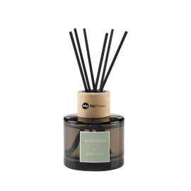 Fragrance sticks | Green Herbs | Glass, pine wood | 75 ml | 6 mini sticks | Perfume oil