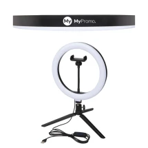 Lampe anneau | ABS | Support de téléphone | Trépied