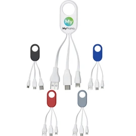 Ensemble de câbles de chargeur | ABS | Trois ports | 5,5cm
