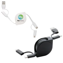 6 in 1 kabel | Gerecycled plastic & TPE | PVC-vrij