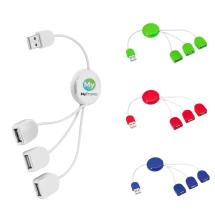 USB-Hub | 3 Anschlüsse | USB 2.0