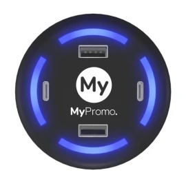 Cargador doméstico inteligente | Plástico ABS | Logotipo luminoso