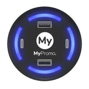 Smart home charger | ABS Plastic | Light-up logo