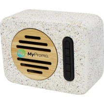 5W Bluetooth speaker | Natural terrazzo & bamboo | Sustainable
