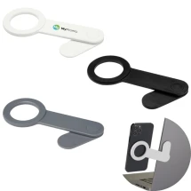 Phone holder | Recycled plastic | Attach to laptop | Sustainable