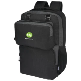 Zaino per laptop | rPET | 15"/14L | Con tasche a rete