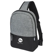 Tracolla | rPET | Bicolore | 3,5L | Tasca anteriore con cerniera