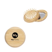 Haarborstel | Bamboe | Magnetische bevestiging | In een individuele Kraft-doos