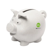 Spaarpot | Bamboevezel | 10 x 6,8 x 7,1 cm