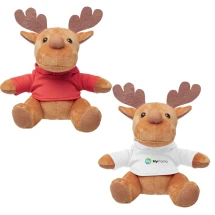 Plüsch-Rentier | rPET | Pullover mit abnehmbarer Kapuze