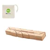 Puzzle & brain teaser | Wood | 24 pieces | In a cotton pouch | Eco proof