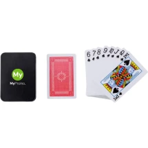 Spielkarten | Papier und Eisen | 52 Karten | Mit Metalldose