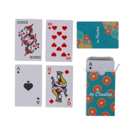 Playing cards | Paper | 54 cards | 57x87mm | Full color print on the back side of each card