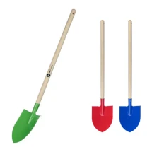 Tuinschep | Hout & staal | 69cm | Gravering