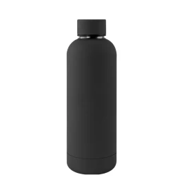 Thermos bottle | Stainless steel | 0.5 L | Double wall | Rubber finish | Screw cap