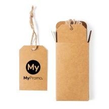 Cadeaulabels | Gerecycled karton | 5 x 9 cm | 10 stuks