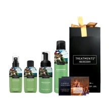 Medium Giftbox Mahayana | Foaming shower gel, Hand wash foam, Body mist, Oil and 2 discount vouchers | Made in Europe