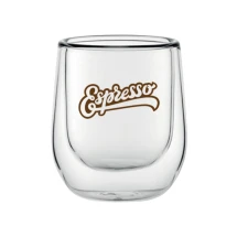 Dubbelwandig espressoglas | 85ml | Voor zowel koude als warme dranken