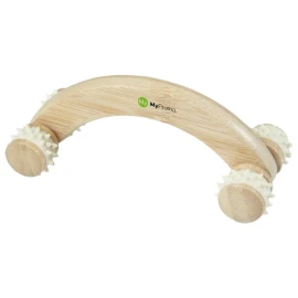 Body massager | Bamboo, PVC | Releases muscle tension