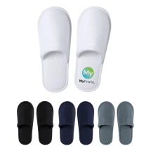 Unisex pantoffels | Katoen en polyester | One size fits all | Comfortabele gewatteerde zool