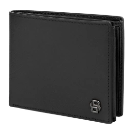 Hugo Boss double b saffiano portemonnee | leer
