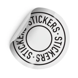 Custom stickers | Adhesive PVC | Holographic effect | High-resolution print | Individually cut