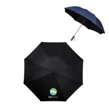 Impliva Golfschirm | Fiberglas und Polyester-Pongee | Ø120 cm | Automatisch | Windfest