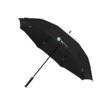 Impliva Regenschirm | Fiberglasgestell und rPET | Ø 130 cm | Winddicht | Nachhaltig