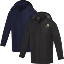 Herenparka | 100% polyester | 8000 mm waterdicht | Afneembare capuchon