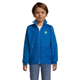 Coupe-vent SOL'S | Nylon 210g/m² | Pour enfants | Déperlant | Capuche & 2 poches zippées