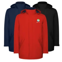 Roly gesteppte Parkajacke | Recyceltes Polyester 400 g/m² | Für Damen | Mit abnehmbarer Kapuze | Seitentaschen mit Reißverschluss