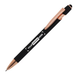 Ballpoint pen | Aluminium | Blue ink | Stylus | Soft-touch finish