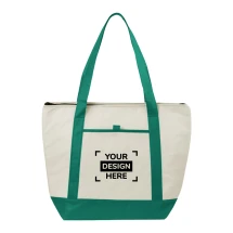 Sac isotherme de plage | PP non tissé 80g/m² | 34.3x44.5x15.2 cm | Bicolore