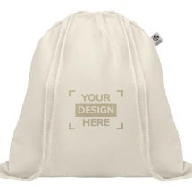 Sac à cordons | Coton biologique 105g/m² | Labellisé