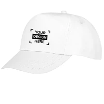 Casquette enfant | Sergé de coton 175g/m² | 5 panneaux | Tour de tête : 54 cm | Réglable