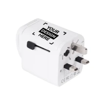 Adaptateur de voyage universel | PC | 50x60x60 cm | ports USB et entrée Type-C
